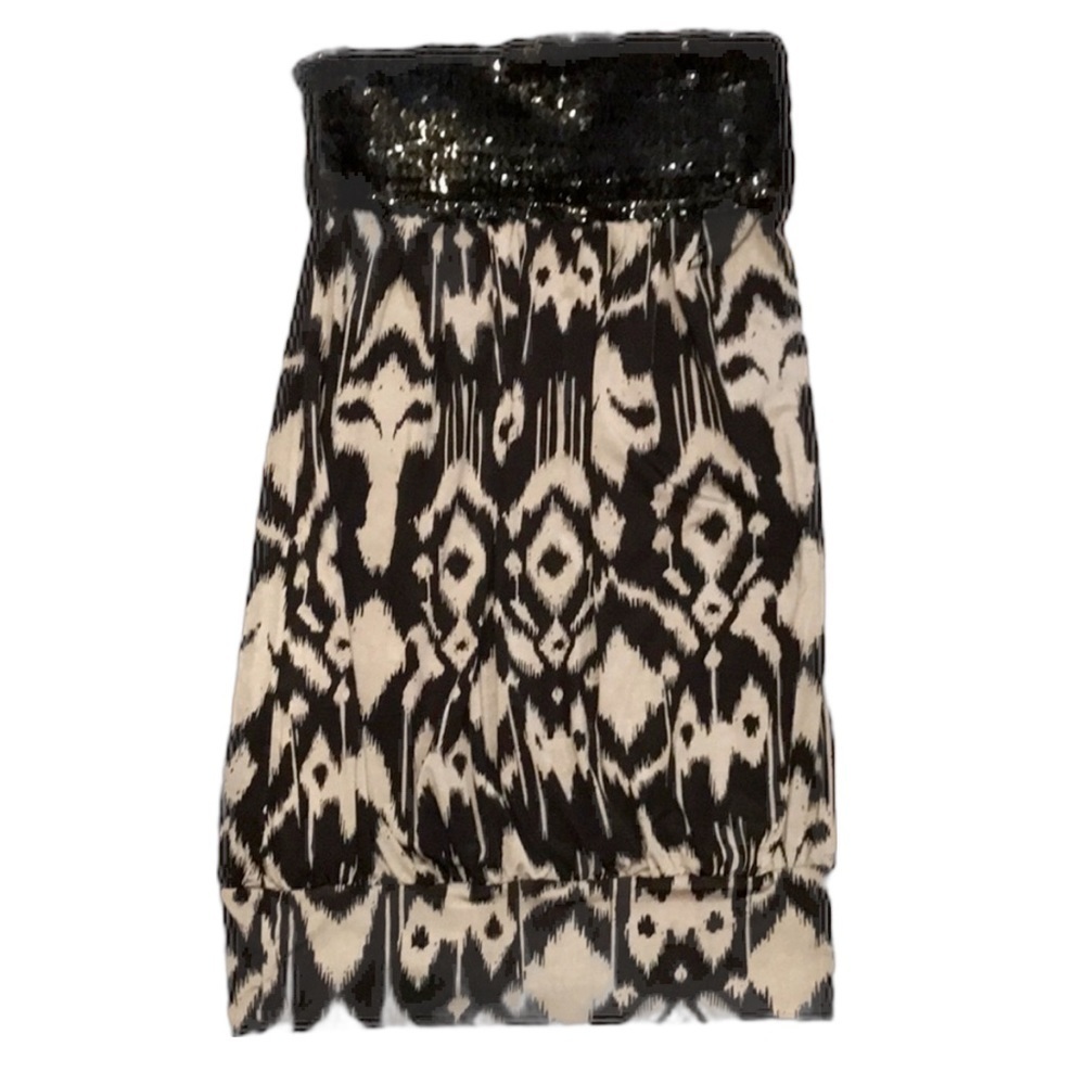 Rampage Fancy Strapless Dress with Sparkles Size M Y2K Party Club Cocktail Date